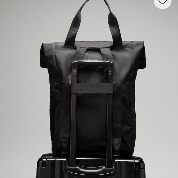 lululemon athletica Black Backpack Durable Structured - Picture 6 of 7